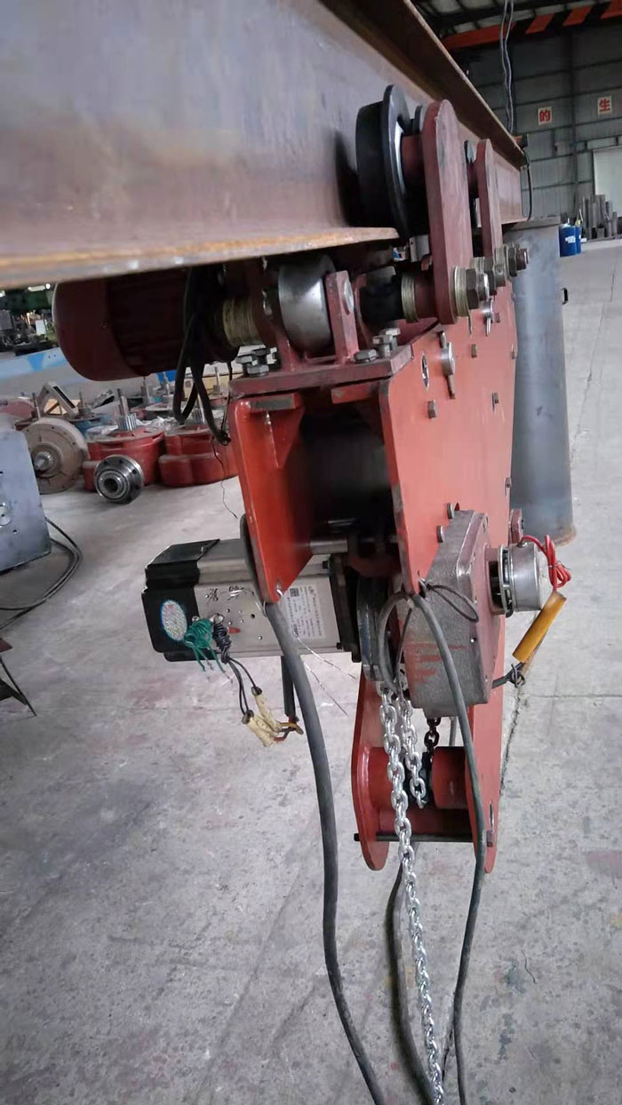 Chain hoist with elephant-trunk hook