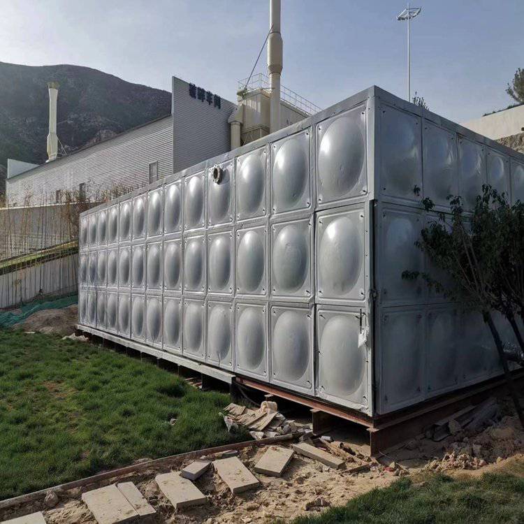 , square water towers, storage tanks, modular fire-fighting water tanks, Jiangquan 304 stainless ste