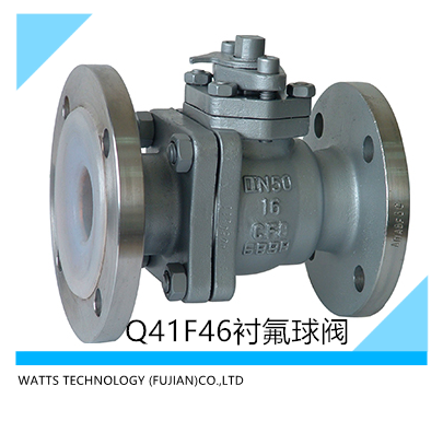 Watts valves Q41F46 fluoropolymer-lined ball valves