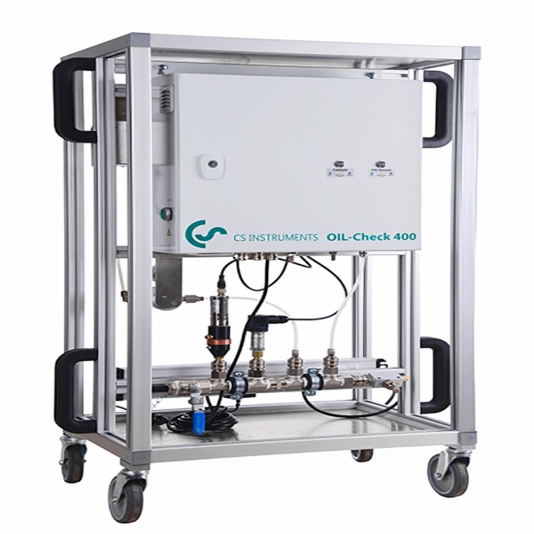 Gas oil content detectors with low operating noise