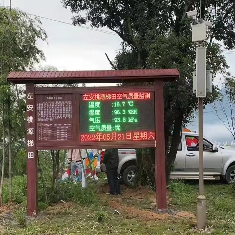 Negative Oxygen Ion Monitoring Stations—With Fast Response Speed