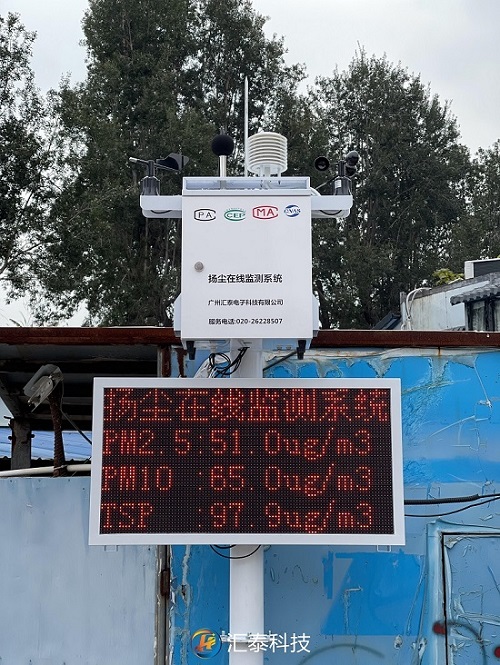 Online Dust Monitoring System for Construction Sites, Integrated with Dust Supervision Platform